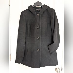 Jason Cole Classic Black Pea Coat for Women Used XS